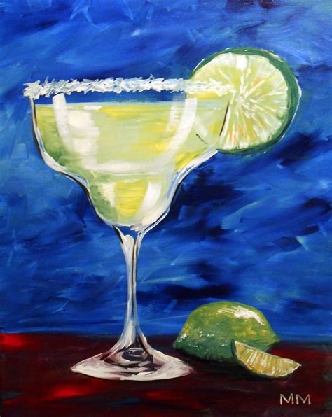 Mucho Margarita Wine Painting Margarita Diy Canvas Art