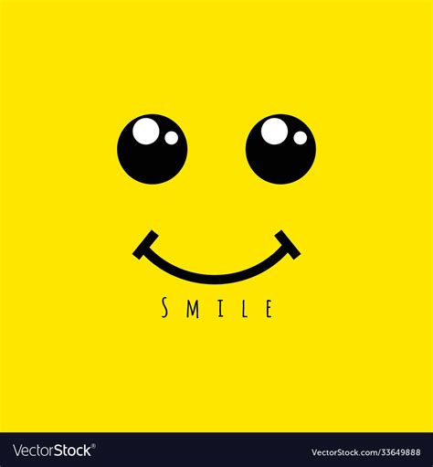 Smile template design Royalty Free Vector Image