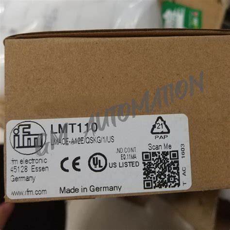 Lmt Ifm Liquid Level Sensor Brand New Shipping Dhl Or Fedex Ebay