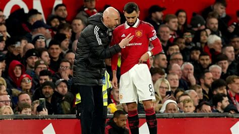 Next He Is Off Ten Hag Saved Fernandes From Sevilla Red To Avoid