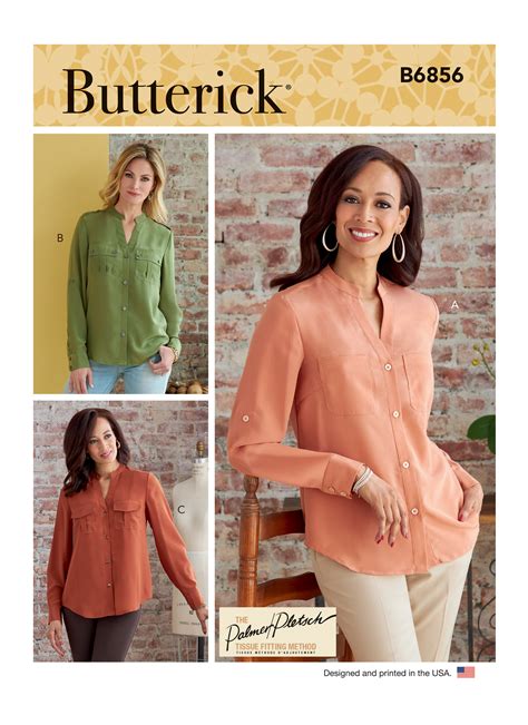 Butterick 6856 Misses Top