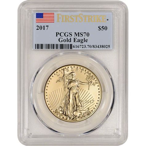 American Gold Eagle Oz Pcgs Ms First Strike Ebay