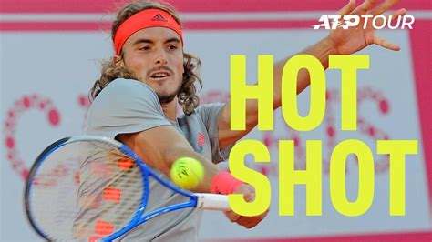 Hot Shot Tsitsipas Rips Laser Return In Estoril 2019 Youtube