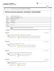 Revisar Env O De Evaluaci N Actividad Automatizada I Pdf Ivonne