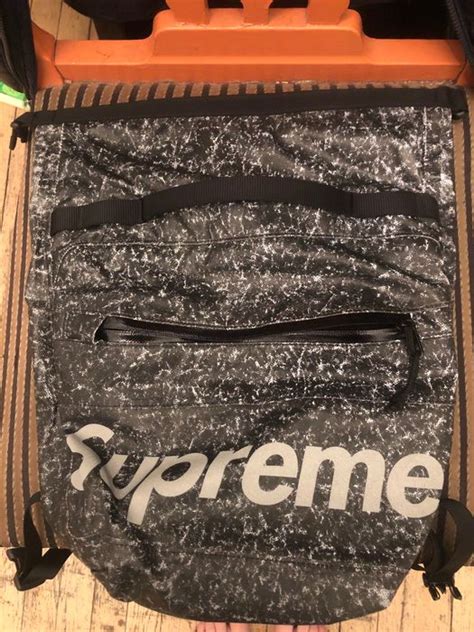 Supreme Supreme Fw 20 Waterproof Reflective Speckled Shoulder Bag Grailed