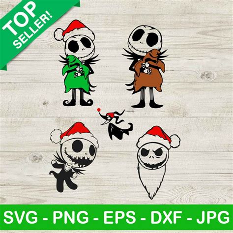 Oogie Boogie Jack Skellington Christmas Svg Nightmare Before