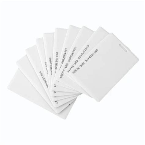 Access Control RFID Proximity Clamshell Blank Card 125khz Thick Type