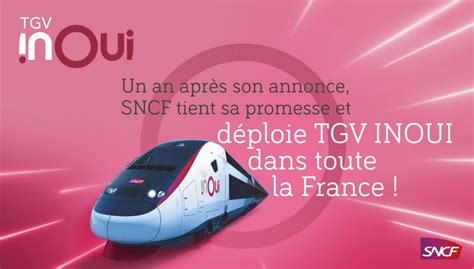 La Sncf Lance La Marque Tgv Inoui Stratégies