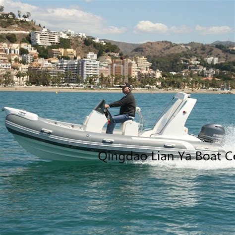 Liya 5 2m Fiberglass Rib Boat Luxury With Outboard Engine China Rib