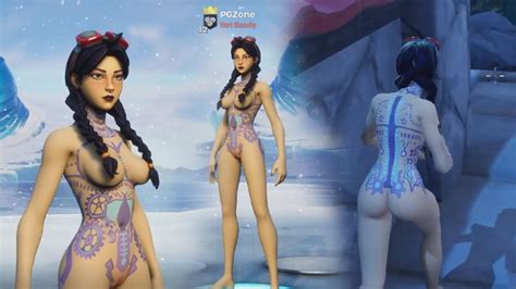 Fortnite Nude Mod Gameplay Jules Nude Skin Gameplay 18