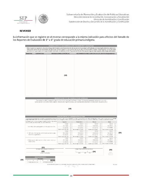 Pdf Ejemplo De Llenado De Cartilla De Evaluacion Primaria Indigena