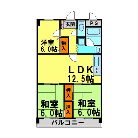 篠崎マンション 兵庫県川西市花屋敷2 8 5万円／3ldk 和6 和6 洋6 Ldk12 5 ／66 56㎡ ｜賃貸物件 賃貸マンション・アパート・一戸建て の住宅情報・お部屋探しなら