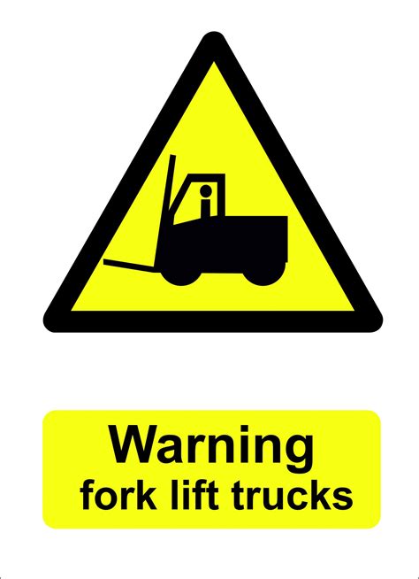 Fork Lift Truck Sign Hi Tech Signs And Engraving Ltd