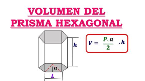 VOLUMEN DE UN PRISMA HEXAGONAL YouTube