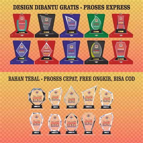 Jual PLAKAT PIALA TROPY TROPI TROPHY PIAGAM PLAKAT ACRYLIC