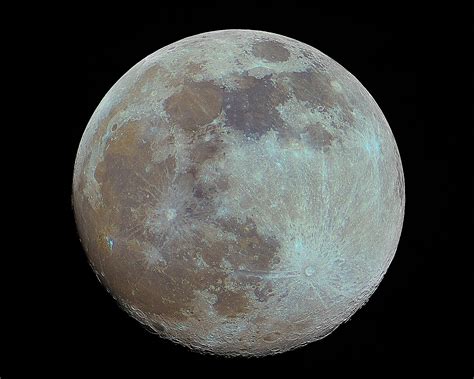 99 Image Stack Of The Moon Lunar Astrophotography