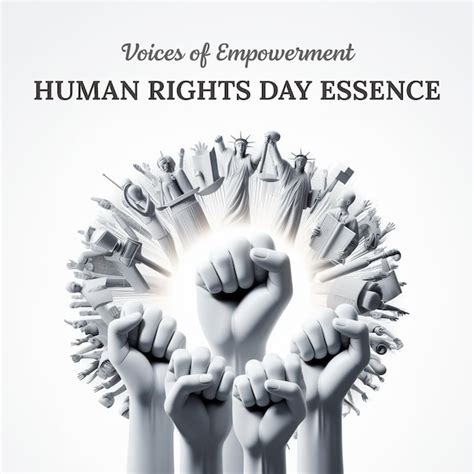 Premium PSD Human Rights Day Social Media Post