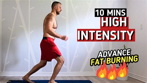 10 Minute Intense Cardio Workout At Home Youtube