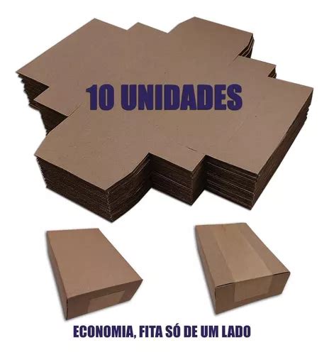 Caixa Papelao Sedex Pac 10x16x24 Montável 10 Unid MercadoLivre