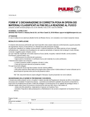 Compilabile Online Form N Dichiarazione Di Corretta Posa In Opera Dei