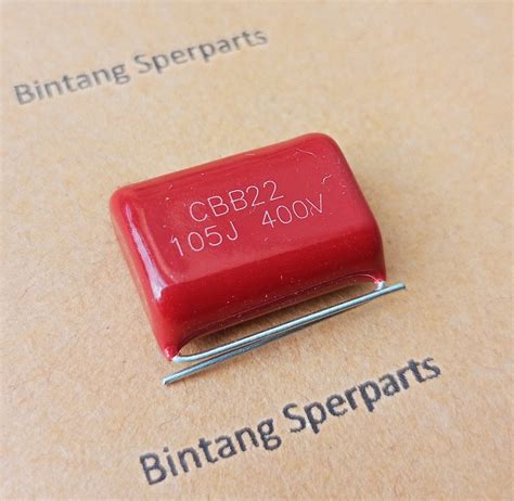 KAPASITOR MILAR 105J 400V CAPACITOR MILAR 105J 400V MILAR 105 J 400V