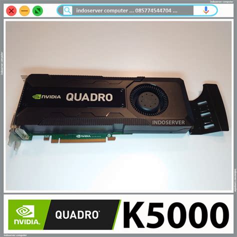 Jual Nvidia Quadro K Gb Bit Gddr Jakarta Pusat Indoserver