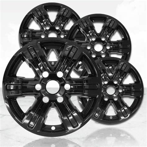 Amazon Upgrade Your Auto Pc Gloss Black Overlay Wheel Skins