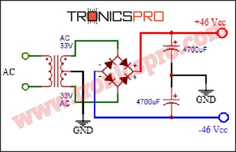 200w Rms Power Amplifier D1047 B817 Circuit Tronicspro