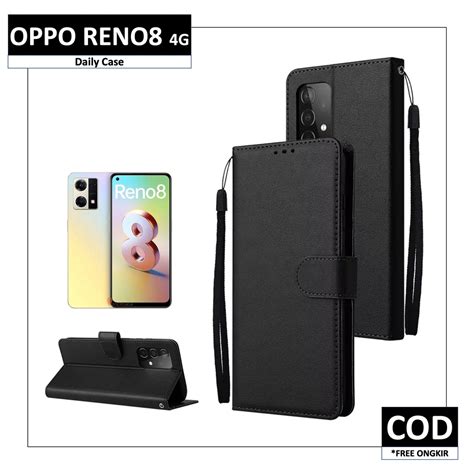 Jual Case Oppo Reno Reno G G Z Pro Terbaru Flip Leather Casing