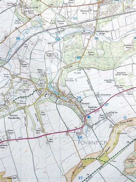 Maps of Fovant - Fovant History Interest Group