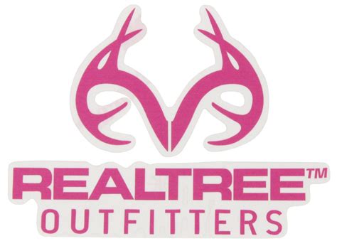 Realtree Outfitters Logo Flat Decal Pink Qty 1 Spg Novelty Spgrde1208