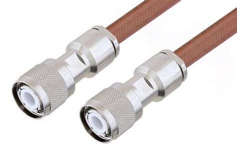 HN Male To HN Male Cable Using RG393 Coax LF Solder