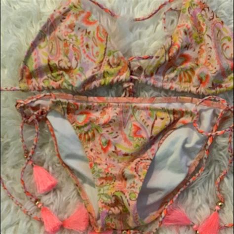 Victoria S Secret Swim Victoria Secret Paisley Bikini Swimsuit