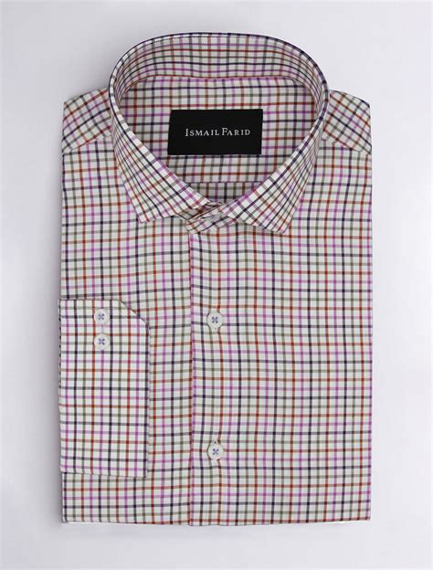 Multi Color Checkered Shirt Ismail Farid Pakistan