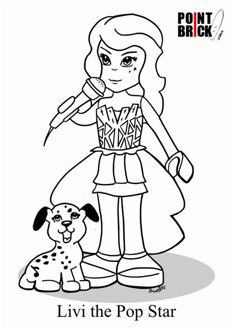 Lego Friends Coloring Pages - Coloring Home