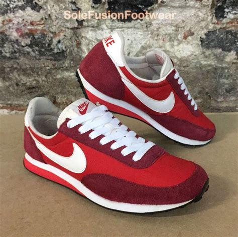 Nike Mens Elite Running Trainers Redwhite Size Uk 7 Waffle Sneakers Us