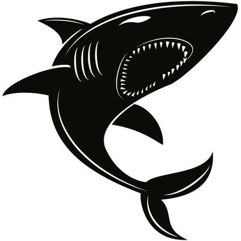 Simple Shark Svg