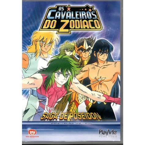 Dvd Os Cavaleiros Do Zodíaco Saga De Poseidon playarte Submarino