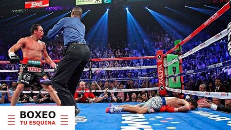 Juan Manuel Marquez Vs Manny Pacquiao 4 El Brutal Ko Youtube