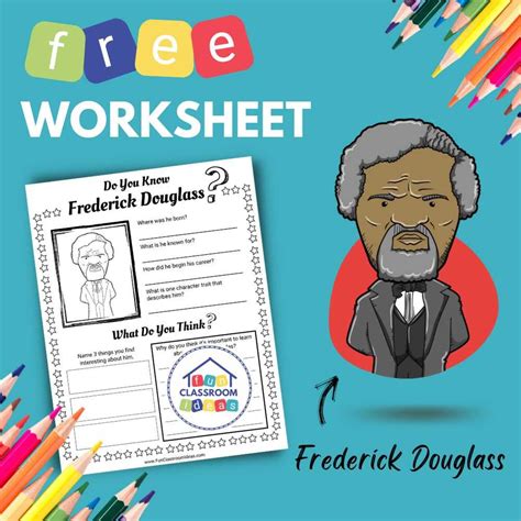 Frederick Douglass ️ Worksheet