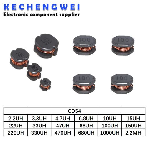 Inductor Smd De Piezas Cd Inductancia De Potencia Uh Uh