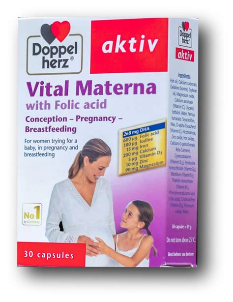 Vital Materna With Folic Acid Emery Sante Pharmacy