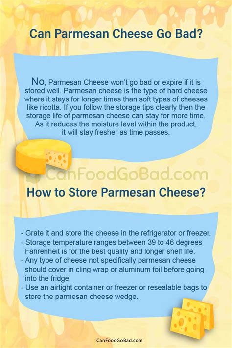 Does Parmesan Cheese Go Bad? – How To Store Parmesan Cheese For Maximum Freshness? – Can Food Go Bad