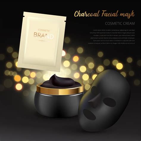 Cosmetic Package Or Woman Face Cream Premium Product Advertising Vector