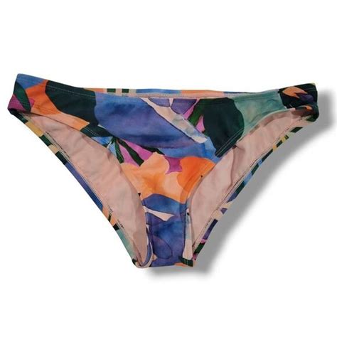 Kona Sol Swim Kona Solwomens Medium Coverage Hipster Floral Bikini