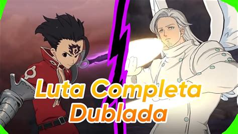 Mael VS Zeldris Luta Melhorada Completa Dublada Nanatsu No Taizai