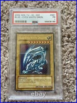 Blue Eyes White Dragon Sdk Psa Pr Ultra Rare Yugioh Pop