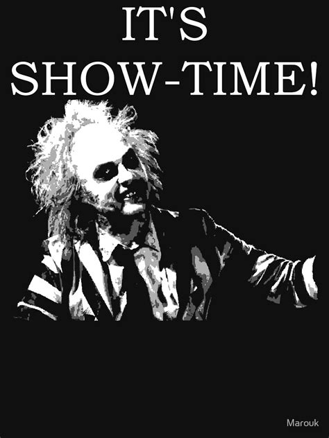 "It's Showtime Beetlejuice Tee, Beetlegeuse Funny Quote T-Shirt, Funny ...