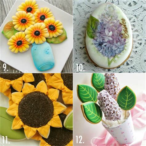 Twenty Decorated Flower Cookie Tutorials for Mother’s Day – The Sweet ...