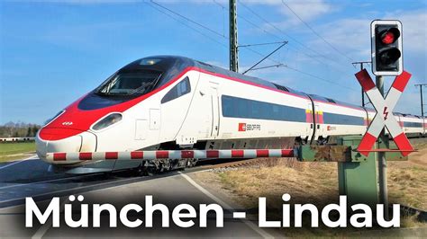 Mit Neigetechnik zum Bodensee Führerstandsmitfahrt München Lindau